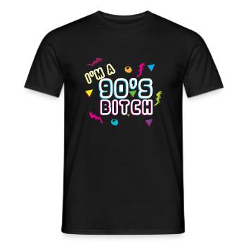 Années 90 Années 90 Années 90 Idée cadeau de jouet pour enfant - T-shirt homme - noir - Devant - AI Model Male 178 light (178cm)