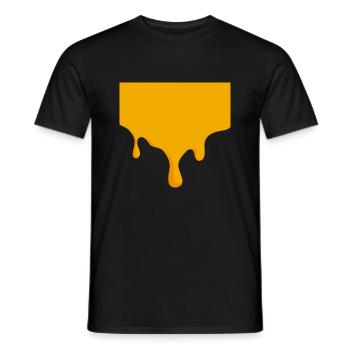 Honey - Männer T-Shirt - Schwarz - Vorne - AI Model Male 178 light (178cm)
