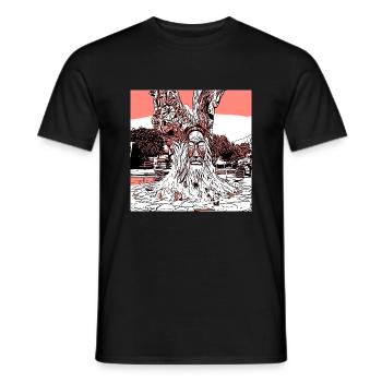 Matala-Spirit I - Männer T-Shirt - Schwarz - Vorne - AI Model Male 178 light (178cm)