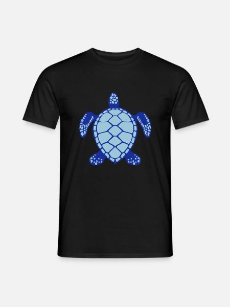 sea turtle animals 60 - Men's T-Shirt - black
