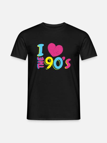 90's - Men's T-Shirt - black