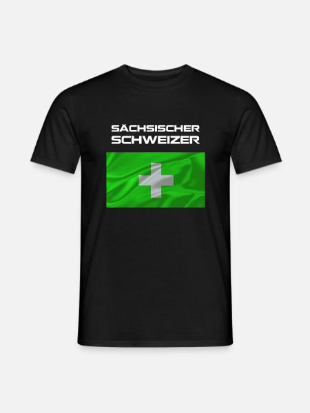 sächsischer schweizer 2 - Männer T-Shirt - Schwarz