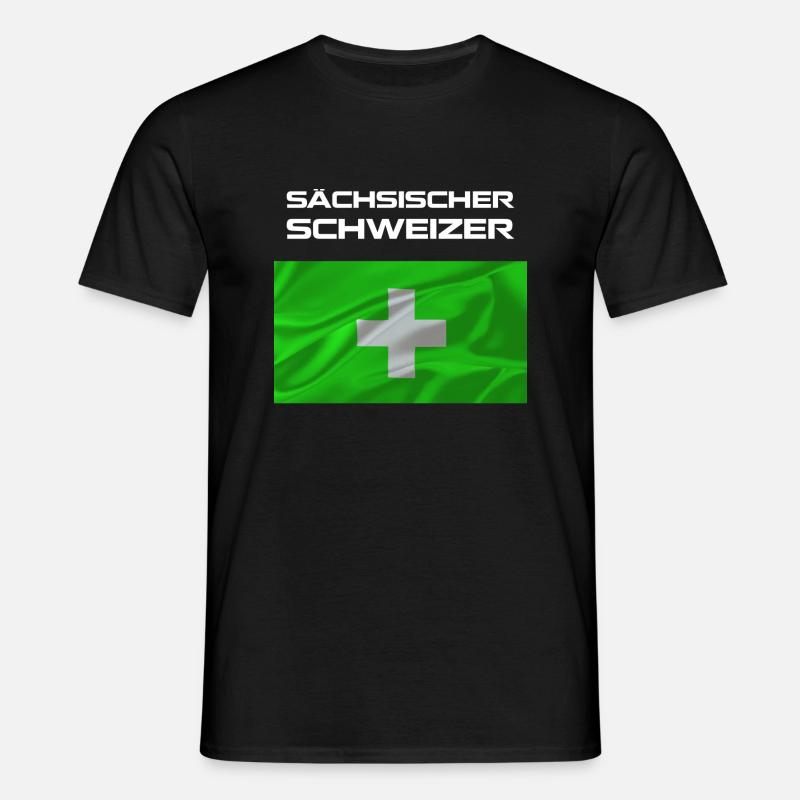 sächsischer schweizer 2 - Männer T-Shirt - Schwarz