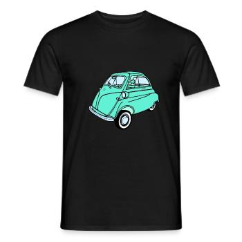 Isetta Rollermobil Motocoupé - Men's T-Shirt - black - Front - AI Model Male 178 light (178cm)