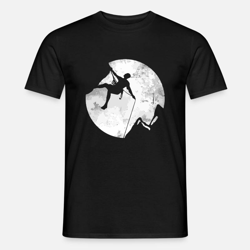 Bouldern Climbing Klettern - Männer T-Shirt - Schwarz