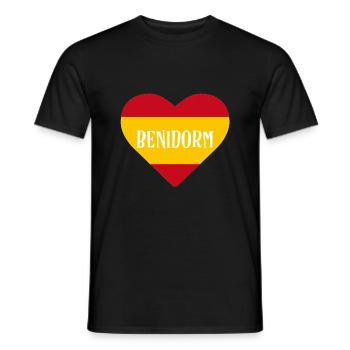 Benidorm - Men's T-Shirt - black - Front - AI Model Male 178 light (178cm)