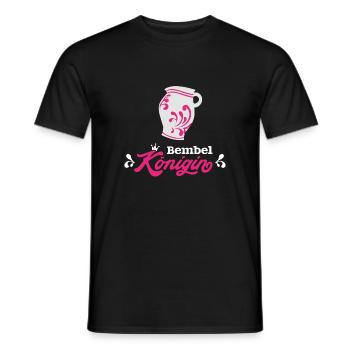 Apfelwein Bembel Königin Frankfurt FFM Äppelwoi - Männer T-Shirt - Schwarz - Vorne - AI Model Male 178 light (178cm)