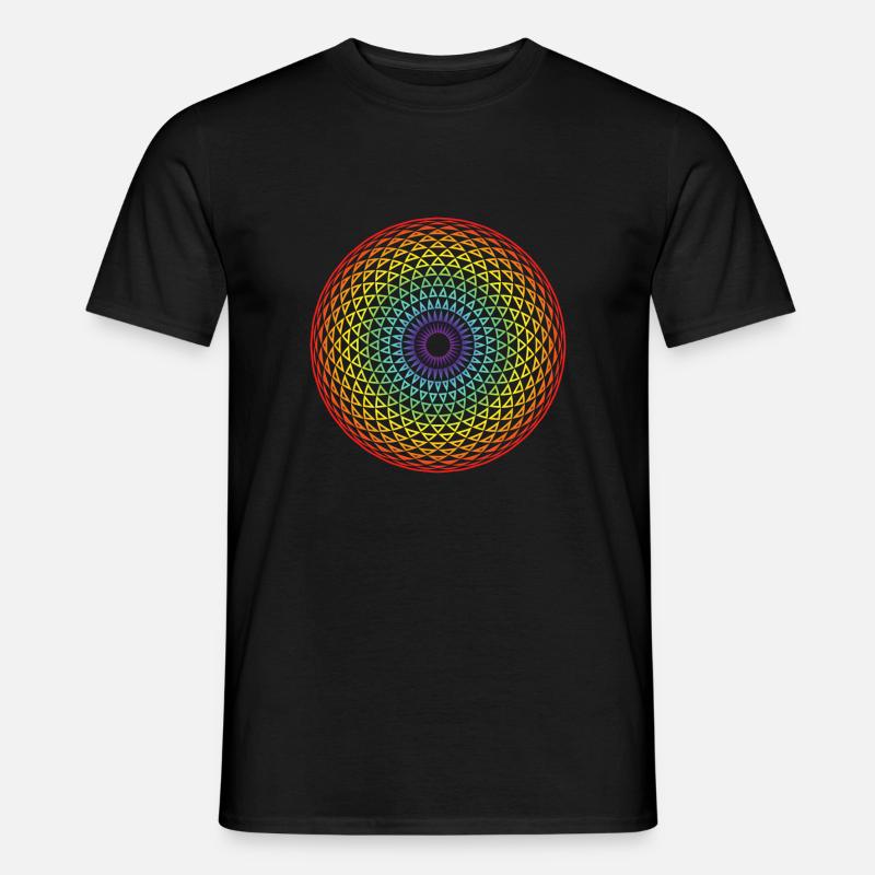 Torus Yantra 2 - Männer T-Shirt - Schwarz