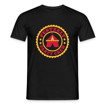 Festzelt Party Crew 02 - Männer T-Shirt - Schwarz - Vorne - AI Model Male 178 light (178cm)
