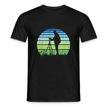 La longue exposition - T-shirt homme - noir - Devant - AI Model Male 178 light (178cm)