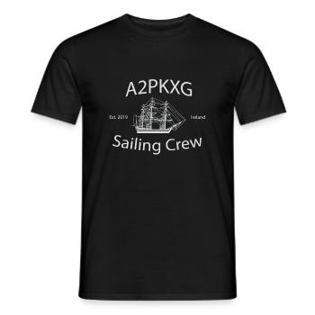 A2PKXG Sailing Crew - Men's T-Shirt - black - Front - AI Model Male 178 light (178cm)