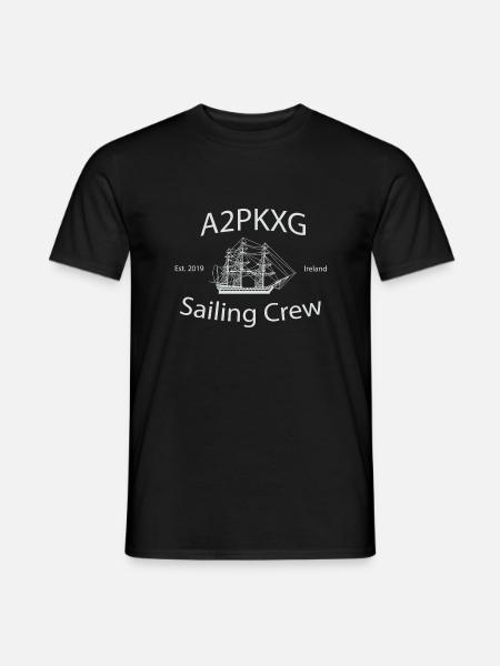 A2PKXG Sailing Crew - Männer T-Shirt - Schwarz