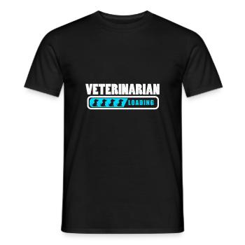 Vet Chargement Docteur Drôle Idée Cadeau - T-shirt homme - noir - Devant - AI Model Male 178 light (178cm)