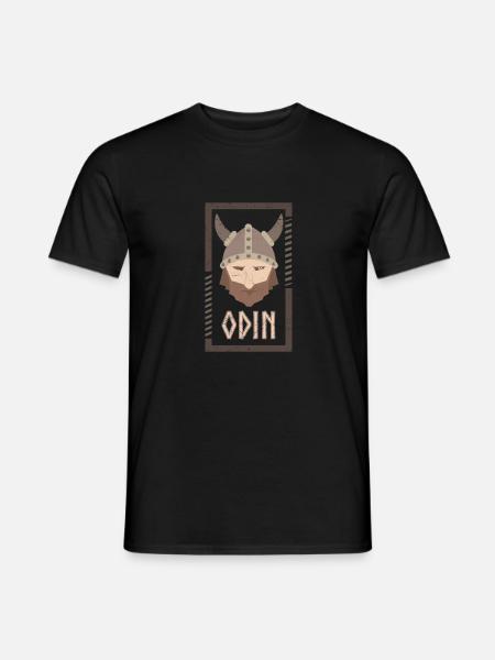 Odin Viking Gift Idea - Men's T-Shirt - black