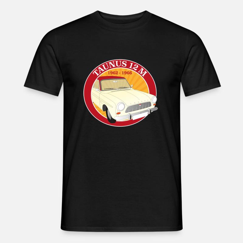 Taunus 12M P4 Oldtimer - Männer T-Shirt - Schwarz