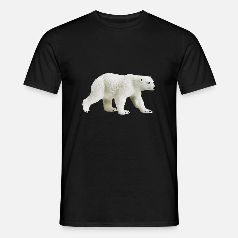 eisbär design - Männer T-Shirt - Schwarz