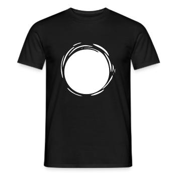 Sun white - Men's T-Shirt - black - Front - AI Model Male 178 light (178cm)
