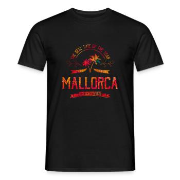mallorca design - Männer T-Shirt - Schwarz - Vorne - AI Model Male 178 light (178cm)