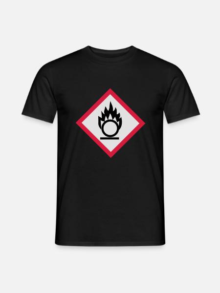 brandfoerdernd - Männer T-Shirt - Schwarz