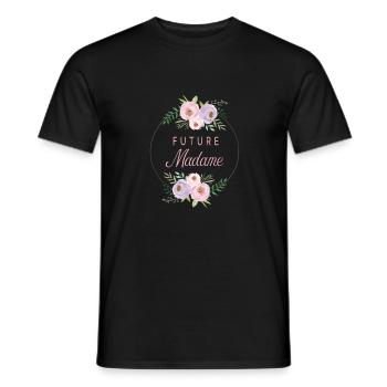 future_madame - T-shirt homme - noir - Devant - AI Model Male 178 light (178cm)