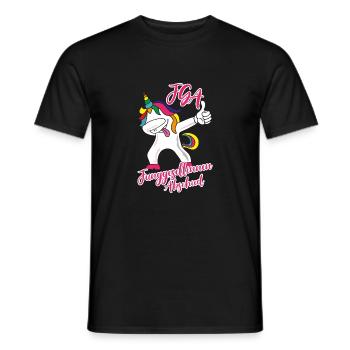 unicorn jga junggesellinnen - Männer T-Shirt - Schwarz - Vorne - AI Model Male 178 light (178cm)
