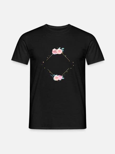 cst_moi_de_la_marie_border - T-shirt homme - noir