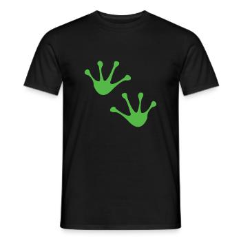 Grenouille crapaud grenouille - T-shirt homme - noir - Devant - AI Model Male 178 light (178cm)