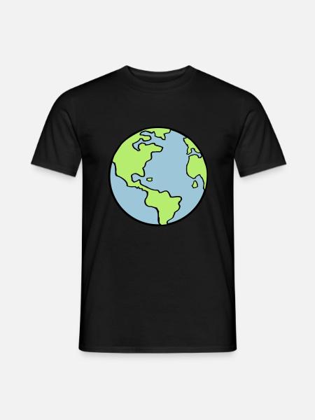 erde_002 - Men's T-Shirt - black