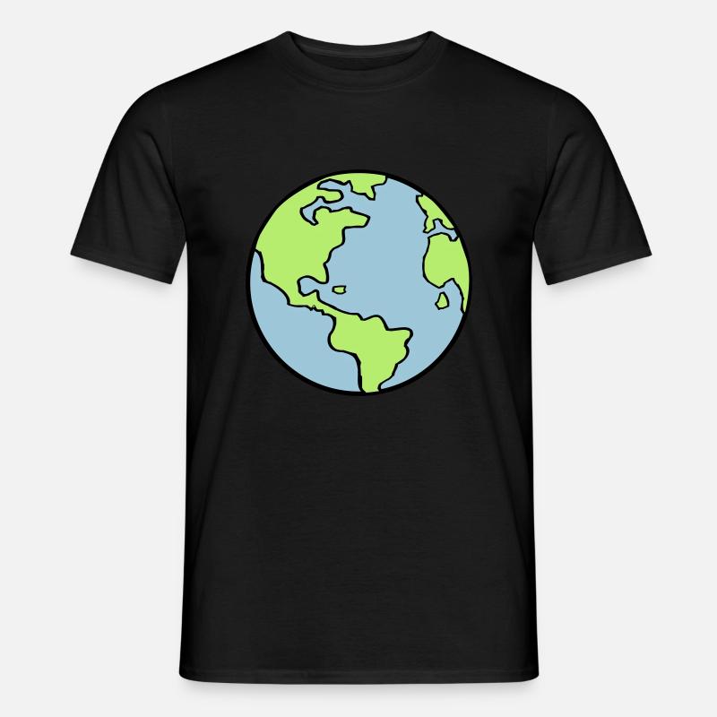 erde_002 - Männer T-Shirt - Schwarz