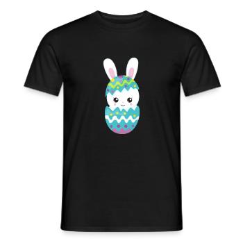 Frohe Ostern - Männer T-Shirt - Schwarz - Vorne - AI Model Male 178 light (178cm)