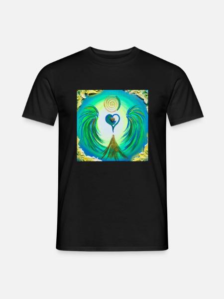 Herzgel of acceptance - Men's T-Shirt - black
