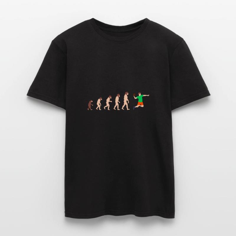 Evolution Handball Player Lustige Geschenkidee Männer T-Shirt