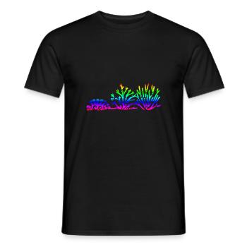 Maori Korallen Taucher Tribal Tattoo Geschenkidee - Männer T-Shirt - Schwarz - Vorne - AI Model Male 178 light (178cm)