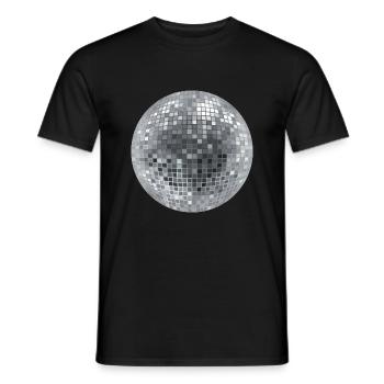 (Disco edition) - Men's T-Shirt - black - Front - AI Model Male 178 light (178cm)