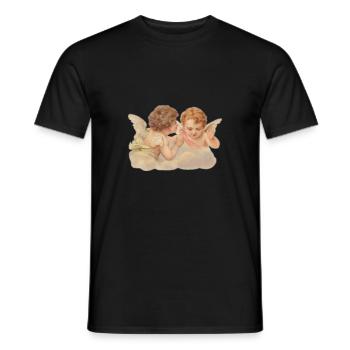 Engel Design - T-shirt homme - noir - Devant - AI Model Male 178 light (178cm)