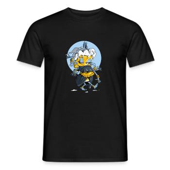 Beery dance - Men's T-Shirt - black - Front - AI Model Male 178 light (178cm)