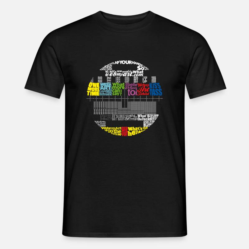 Webmymire - Männer T-Shirt - Schwarz