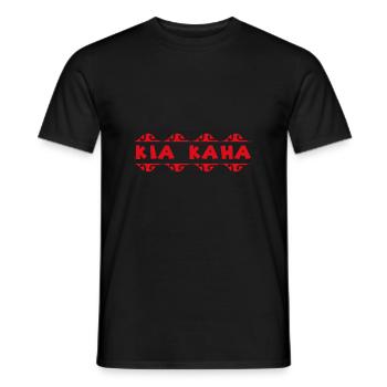Maori Kia Kaha reste forte Idée cadeau drôle - T-shirt homme - noir - Devant - AI Model Male 178 light (178cm)