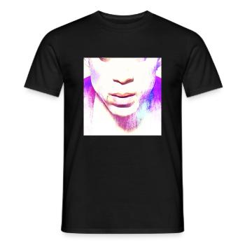 Mouthguard for P-rince fans | Purple Hero Mask - Men's T-Shirt - black - Front - AI Model Male 178 light (178cm)