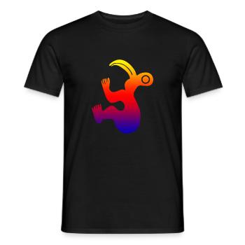 Osterinsel Birdman Tribal Tattoo Idée cadeau - T-shirt homme - noir - Devant - AI Model Male 178 light (178cm)