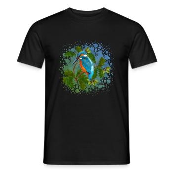 Oiseau - T-shirt homme - noir - Devant - AI Model Male 178 light (178cm)