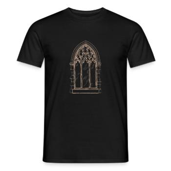 Fenster des Seins - Männer T-Shirt - Schwarz - Vorne - AI Model Male 178 light (178cm)