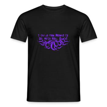 Mythology I can go from mermaid to Sea Witch - Men's T-Shirt - black - Front - AI Model Male 178 light (178cm)