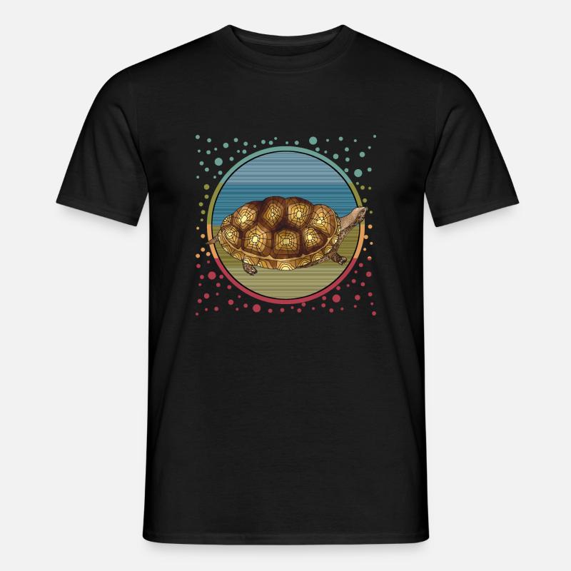 Schildkröte - Männer T-Shirt - Schwarz