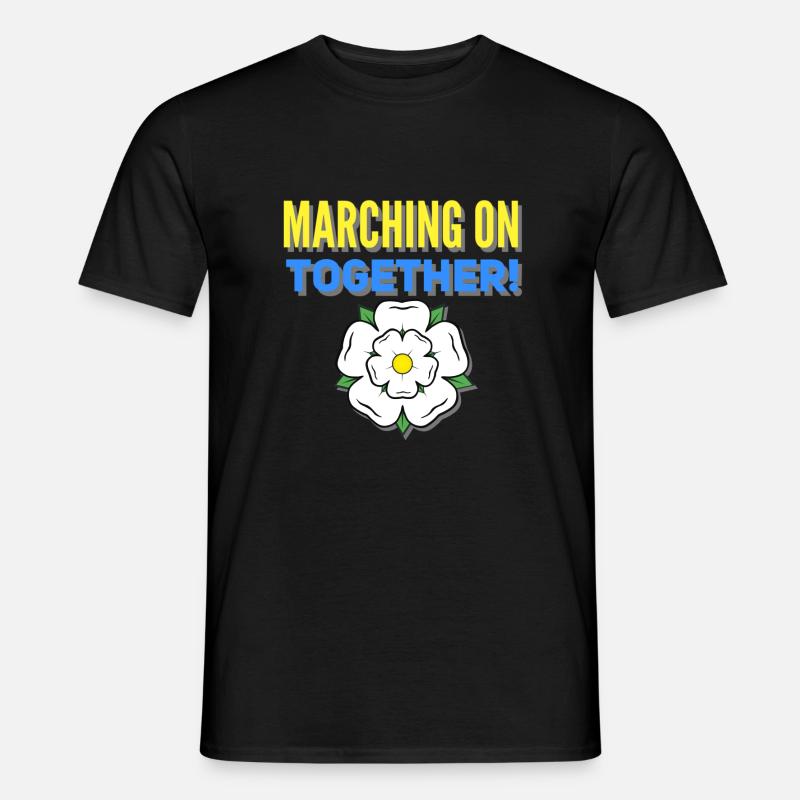 Leeds Yorkshire - Männer T-Shirt - Schwarz