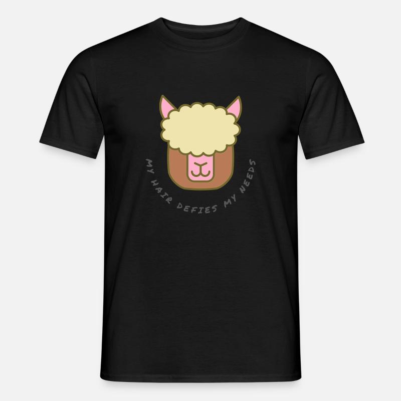 Alpaca - Men’s T-shirt - black