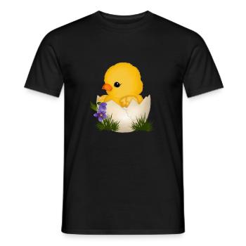 Babyküken - Männer T-Shirt - Schwarz - Vorne - AI Model Male 178 light (178cm)