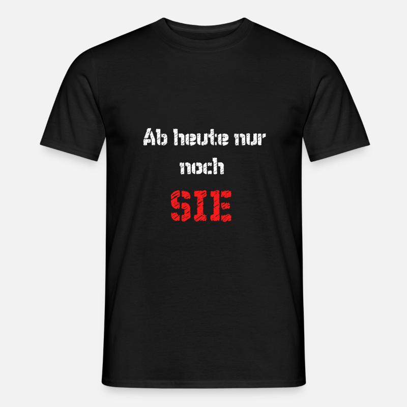 Sie Jugendweihe - Männer T-Shirt - Schwarz