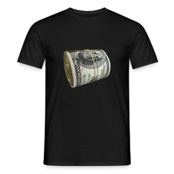 Money maker money - Men's T-Shirt - black - Front - AI Model Male 178 light (178cm)