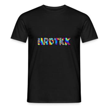 Trippy Hardtekk - Men's T-Shirt - black - Front - AI Model Male 178 light (178cm)